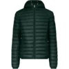 Chaqueta con capucha Jott de plumas pato Hombre NICO BASIC FF22MDOW01 20V DEEP FOREST -Verde