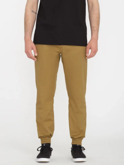 Pantalón chándal VOLCOM hombre FRICKIN SLIM JOGGER - dka Ref. A1212307 color mostaza