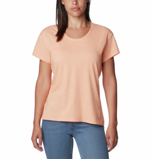 Camiseta COLUMBIA manga corta para mujer sun trek™ Ref. 1940543812 rosa salmón