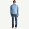 Chaqueta Jott de plumas pato Hombre sin capucha MAT 10U BASIC Justoverthetop Color WASHED BLUE- azul
