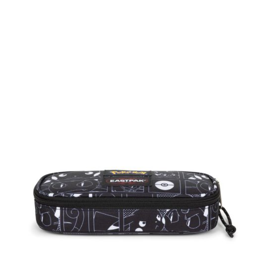 Estuche escolar Eastpak: PLUMIER OVAL SINGLE EK000717 2T6 POKEMON negra y blanco