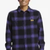 Camisa QUIKSILVER de Manga Larga franela Hombre ref-AQYWT03375(pna1) cuadros violera y negro