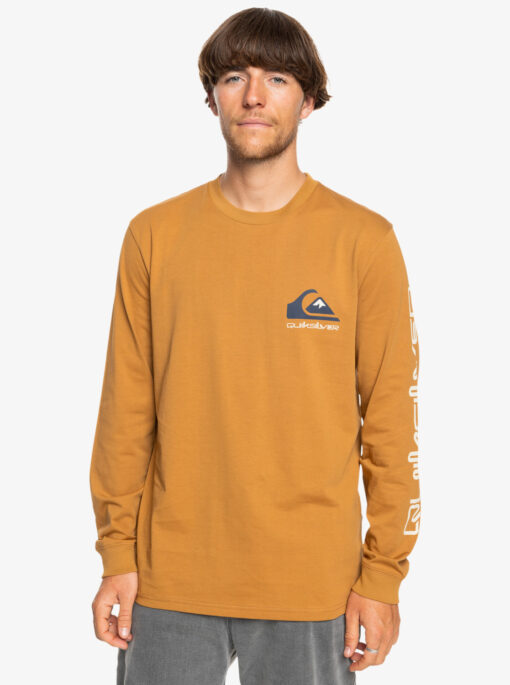 Camiseta Hombre QUIKSILVER manga larga Classic comp logo ls (cmt0) Ref. EQYZT07706 mostaza