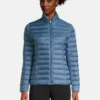 Chaqueta Jott pluma de pato Mujer 140 blue jean CHA BASIC Justoverthetop Color azul tejano