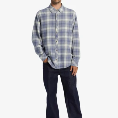 Camisa de Manga larga Hombre BILLABONG coastline flannel Ref. ABYWT00286 cuadros azul y blanco