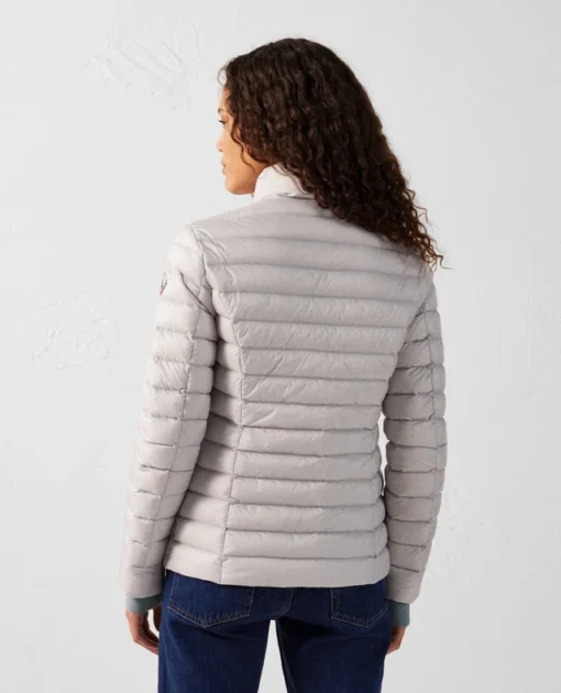 Chaqueta Jott pluma de pato Mujer 50F ICE GREY CHA BASIC Justoverthetop Color gris claro