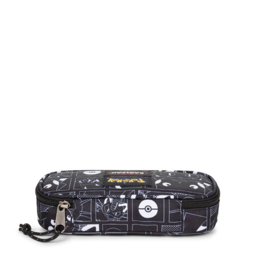 vEstuche escolar Eastpak: PLUMIER OVAL SINGLE EK000717 2T6 POKEMON negra y blanco