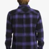 Camisa QUIKSILVER de Manga Larga franela Hombre ref-AQYWT03375(pna1) cuadros violera y negro