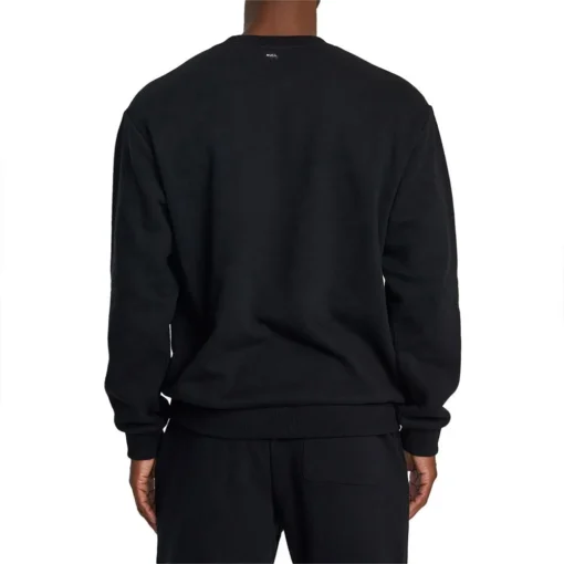 Sudadera RVCA cuello polo hombre AVYFT00331-VA ESSENTIAL CREW(blk) negro