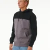 Sudadera de hombre RIP CURL con capucha SURF REVIVAL HOOD Ref. 062MFL gris y negro