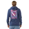 Sudadera de hombre RIP CURL con capucha y cremallera SHRED TILL DEAD ZIP HOOD ref-05YMFL azul marino