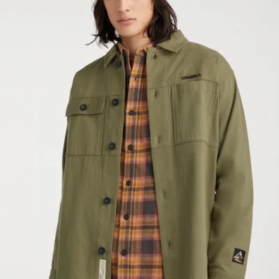 Sobrecamisa de Manga larga Hombre O´NEILL TRVLR SERIES ref-2650024-DEEP LICHEN GREEN-kaki