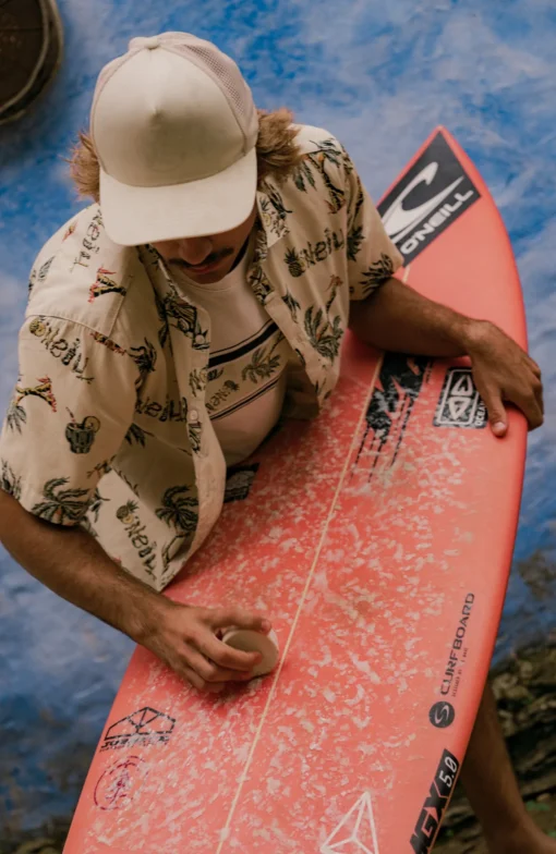 Camisa de Manga Corta Hombre O´NEILL MIX&MATCH ESTAMPADO ref-2650027 Beige venice beach