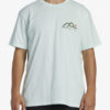 Camiseta BILLABONG para hombre manga corta RANGE SS ref-ABYZT02299 verde menta con dibujo