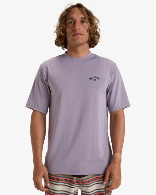 Camiseta BILLABONG para hombre manga corta ARCHWAVE SS WW ref-ABYZT01707 purple-violeta