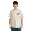 Camiseta O´NEILL manga corta FUTURE SOCIETY Ref-2850164 casual wear men-blanco roto