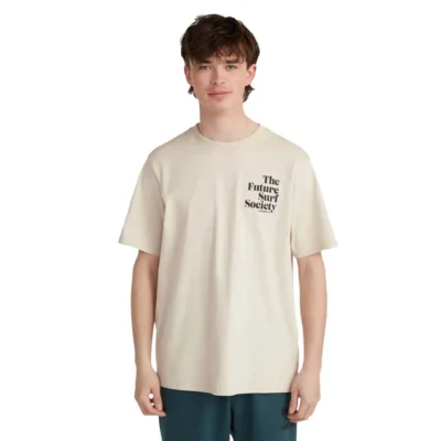 Camiseta O´NEILL manga corta FUTURE SOCIETY Ref-2850164 casual wear men-blanco roto
