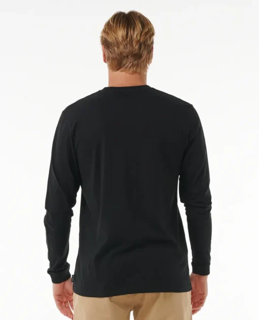 Camiseta Hombre RIP CURL manga larga SURF REVIVAL HOFFMAN ref-0K2MTE black-negro