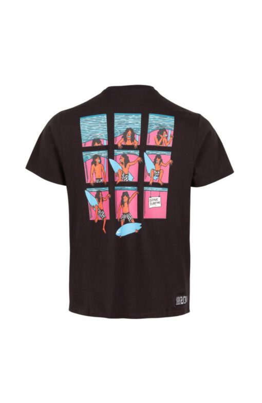 Camiseta O´NEILL manga corta WINDOW SURFER T-SHIRT Ref-2850076-black-negro