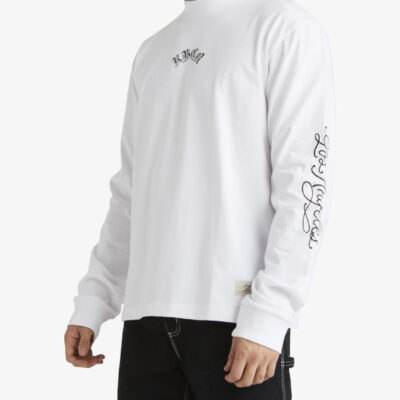 Camiseta RVCA Hombre manga larga CHEFS KISS LS WHITE Ref. EVYVT00229 blanca