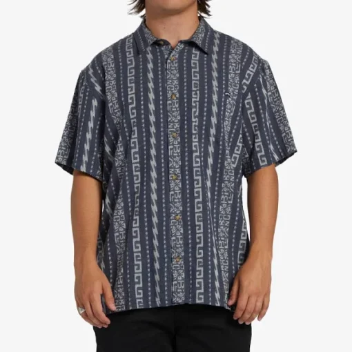 Camisa de Manga Corta Hombre BILLABONG Sundays JACQUARD Ref. ABYWT00235 (SLB)azul estampada