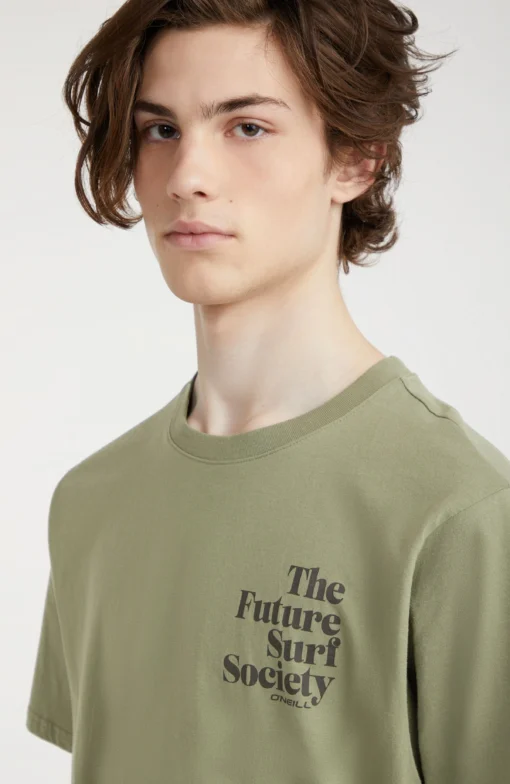 Camiseta O´NEILL manga corta FUTURE SURF SOCIETY Ref-2850164 casual wear men-DEEP LICHEN GREEN -kaki