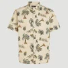 Camisa de Manga Corta Hombre O´NEILL MIX&MATCH ESTAMPADO ref-2650027 Beige venice beach