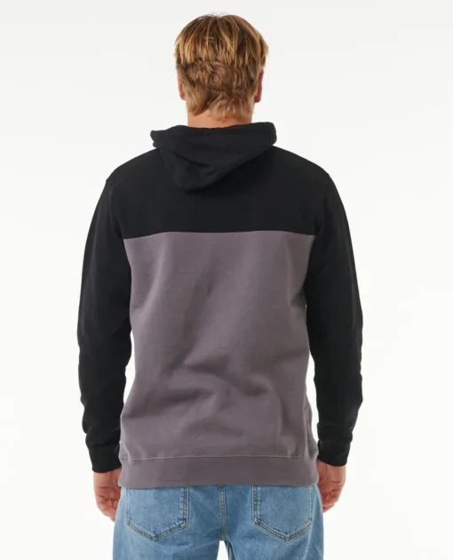 Sudadera de hombre RIP CURL con capucha SURF REVIVAL HOOD Ref. 062MFL gris y negro