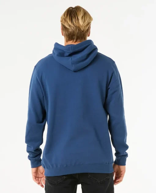 Sudadera de hombre RIP CURL con capucha STAPLER HOOD Ref. 06NMFL azul y gris