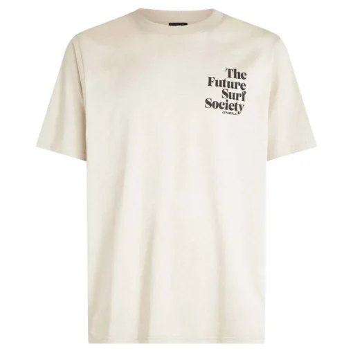 Camiseta O´NEILL manga corta FUTURE SOCIETY Ref-2850164 casual wear men-blanco roto