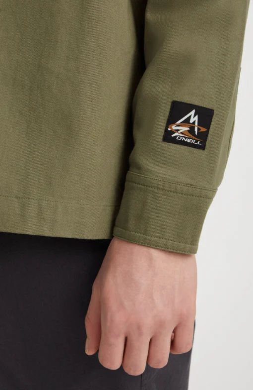 Sobrecamisa de Manga larga Hombre O´NEILL TRVLR SERIES ref-2650024-DEEP LICHEN GREEN-kaki