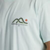 Camiseta BILLABONG para hombre manga corta RANGE SS ref-ABYZT02299 verde menta con dibujo