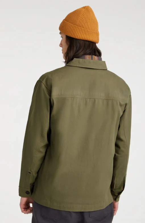 Sobrecamisa de Manga larga Hombre O´NEILL TRVLR SERIES ref-2650024-DEEP LICHEN GREEN-kaki
