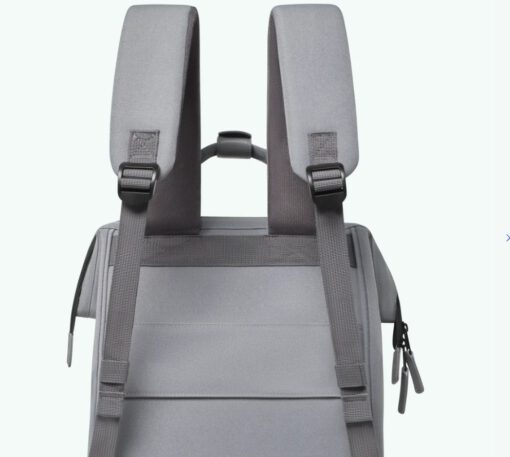MOCHILA -BOLSO CABAIA POITIERS ref-CAB766AUCV -TWO POCKETS GREY-gris