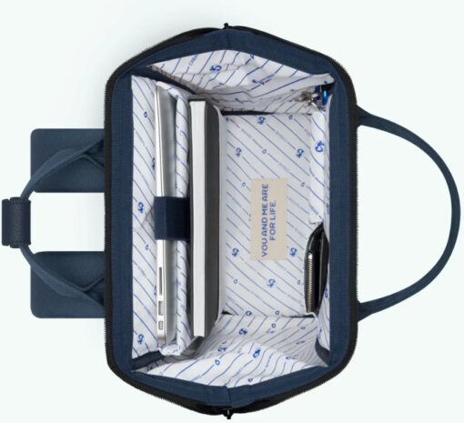 MOCHILA -BOLSO CABAIA REYKJAVIK ref-BAGS21 ADVENTURER-TWO POQUETS navy-azul marino