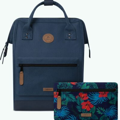 MOCHILA -BOLSO CABAIA REYKJAVIK ref-BAGS21 ADVENTURER-TWO POQUETS navy-azul marino