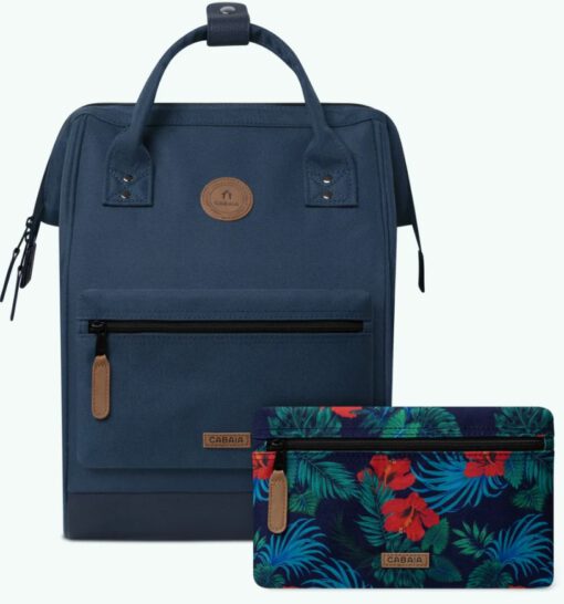 MOCHILA -BOLSO CABAIA REYKJAVIK ref-BAGS21 ADVENTURER-TWO POQUETS navy-azul marino