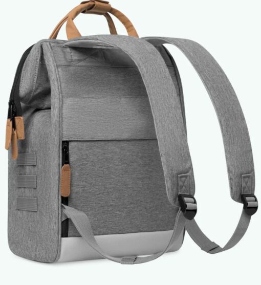 MOCHILA -BOLSO CABAIA NEW YORK ref-BAGS21adventurer TWO POCKETS GREY MELANGED-gris claro