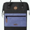 MOCHILA -BOLSO CABAIA BERLIN ref-BAGS21-ADVENTURER -TWO POCKETS BLACK-negro