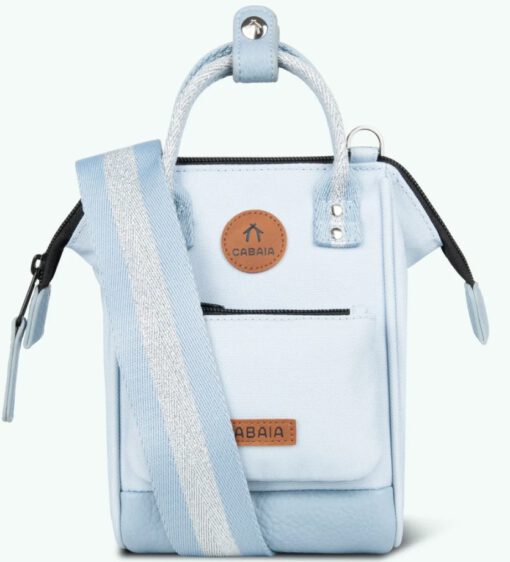 BOLSO CABAIA BANDOLERA NANO PAROS ref-CAB967KANT-BABY BLUE ONE POCKETS azul cielo