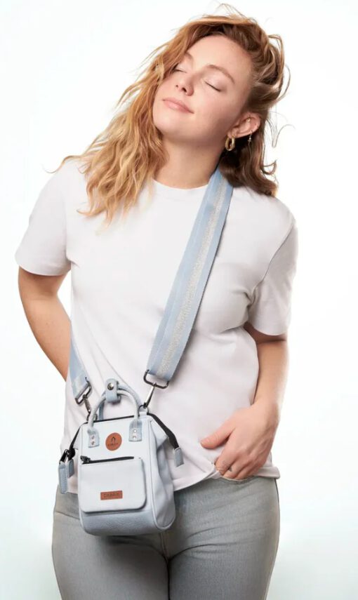 BOLSO CABAIA BANDOLERA NANO PAROS ref-CAB967KANT-BABY BLUE ONE POCKETS azul cielo