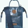 BOLSO CABAIA BANDOLERA MINI LARISSA ref-CAB723AZZD-ONE POCKETS NAVY IRIDESCENT-azul brillante