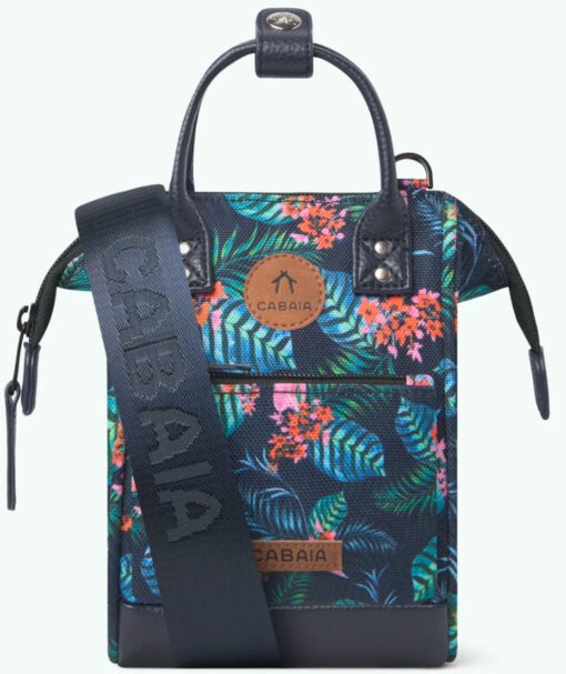 BOLSO CABAIA BANDOLERA NANO ORAN ref-CAB946KWJA-MULTI CO ONE POCKETS estampado flores