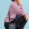 BOLSO CABAIA BANDOLERA NANO ORAN ref-CAB946KWJA-MULTI CO ONE POCKETS estampado flores
