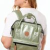 MOCHILA -BOLSO CABAIA RIVERDALE ref-CAB674CKVR TWO POCKETS GREEN IRIDESCENT-verde brillante