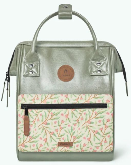 MOCHILA -BOLSO CABAIA RIVERDALE ref-CAB674CKVR TWO POCKETS GREEN IRIDESCENT-verde brillante