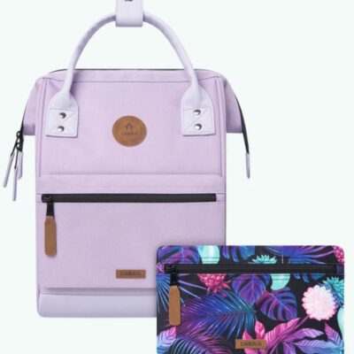 MOCHILA -BOLSO CABAIA JAIPUR ref-BAGS21 ADVENTURER TWO POCKETS LILAC-lila