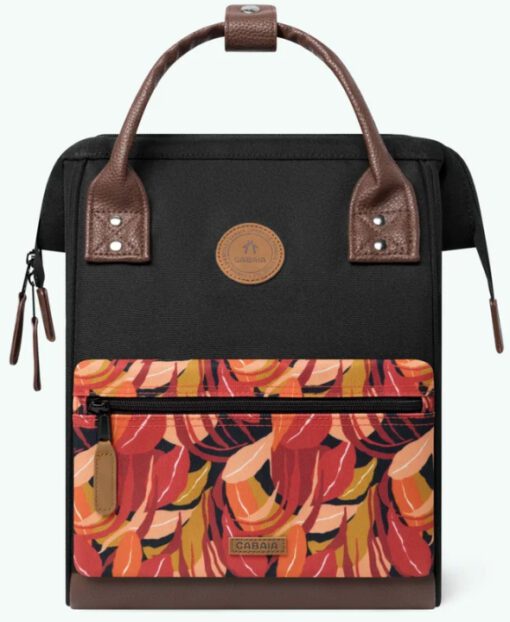 MOCHILA -BOLSO CABAIA MANAGUA ref-CAB923KRCR TWO POCKETS BLACK-negro