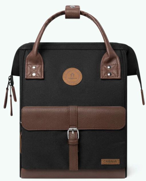 MOCHILA -BOLSO CABAIA MANAGUA ref-CAB923KRCR TWO POCKETS BLACK-negro