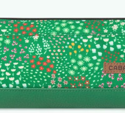 Estuche CABAIA SAINTE MAXIME ref-CAB664XWQY GREEN-Verde con flores estampada